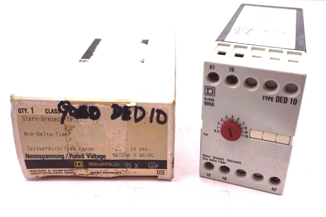 NEW SQUARE D 9050-DED-10 TIMER 9050DED10
