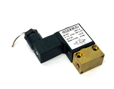 Used Kuhnke Solenoid Micro-Valve NW 1.0 24VDC 4,6W Solenoid Valves Michigan US | Maverick Industrial Sales #1398148