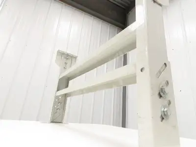 Hytrol HPS-7 37"W Conveyor Leg Stationary Floor Support 25-5/8" to 31-5/8" WHITE
