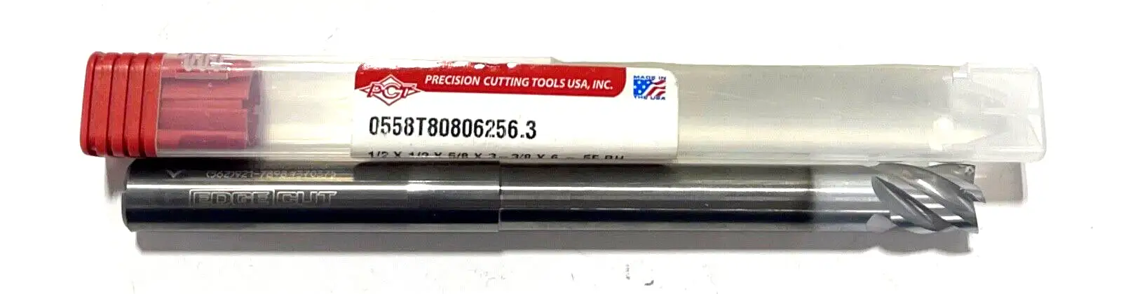 PCT 5/8" x 5/8" x 3/4" x 6" Carbide End Mill DLC Coating with Neck Relief USA