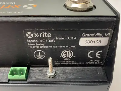 USED X-RITE VERICOLOR PROGRAMMABLE HUB UNIT, 2-DIGIT DIGITAL DISPLAY