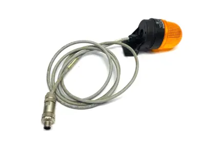 USED WERMA PERMANENT LED BEACON AMBER 24V IP65