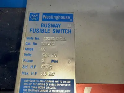 USED WESTINGHOUSE TAP321