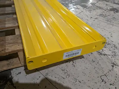 Used GRAINGER 6FT LIFT OUT YELLOW STEEL GUARD RAIL Miscellaneous MRO | Maverick Industrial Sales #1122009