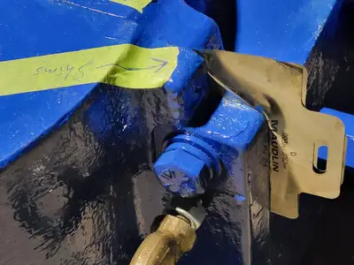 Bearing Housing on Drive end of Refiner Motors -  General Electric, 24135 HP