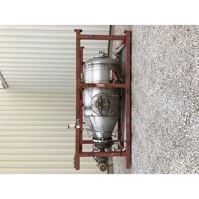 Used 50 Cubic Foot Clyde Pneumatic Conveying Stainless Steel Weigh Tank