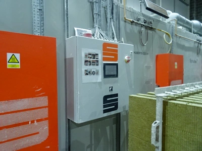 40m.cu Schubox IR catalytic drying oven Gas Fired