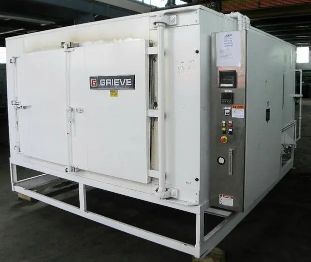 Item# O412 Grieve Modified ID-1250 Atmosphere Box Temper, 72″W x 42″H x 78″L, Electric, 1250°F