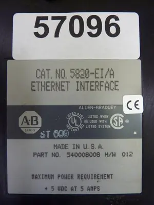 USED ALLEN BRADLEY 5820-EI SER A