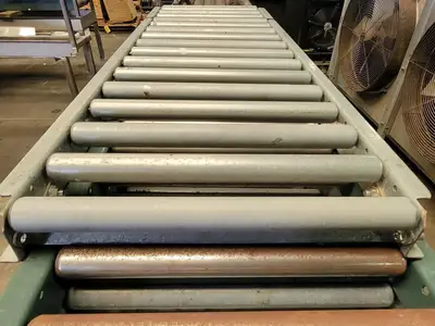 120 x 18 x 2.5 in. Roller Conveyor