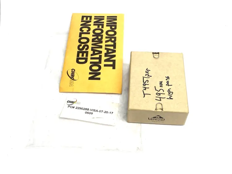 Used CHROMA R 26 MM X 38 MM DICHROIC BEAM SPLITTER Misc Industrial Equipment | Maverick Industrial Sales #1098849