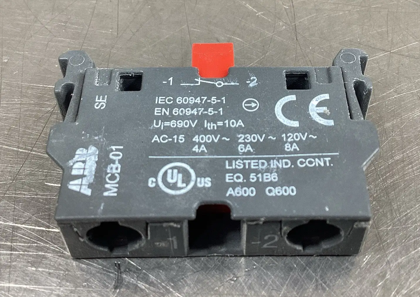 ABB MCB-01 Contact Block NC 4D