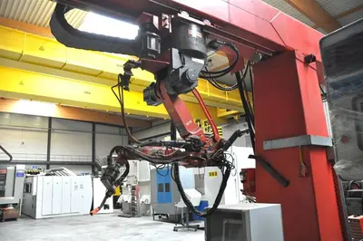 USED PANASONIC + VALK WELDING SEMI PORTAL WELDING ROBOT