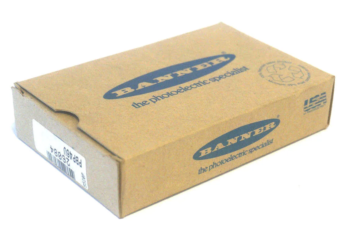 NEW BANNER PBP46U FIBER OPTIC ASSY 26084