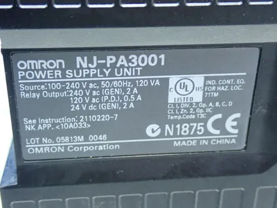 USED OMRON NJPA3001