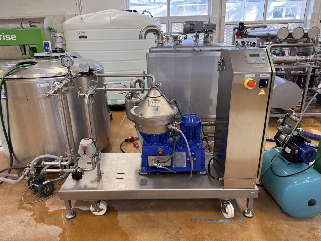 Alfa-Laval LAPX 404 SGP-31G/GC CLARA 20 HF clarifier skid, 316L SS.