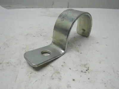 2-1/2" EMY & CONDO Single Hole Steel Strap Lot Of 10