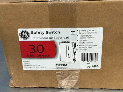 New | in-Stock GENERAL ELECTRIC TH3361 Safety Products (Other) Ohio US | HGR 24 #1277780