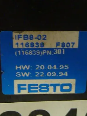 USED FESTO IFB8-02