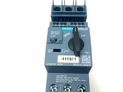 USED SIEMENS SIRIUS MOTOR STARTER CIRCUIT BREAKER FRAME SIZE S00