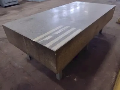 8' X 4' X 14" ROCK OF AGES PRECISION LAYOUT INSPECTION GRANITE TABLE: STOCK #23794