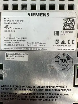 Siemens 6AV3688-3EH47-0AX0 Simatic HMI 6AV3-688-3EH47-0AX0 (7.3.1)
