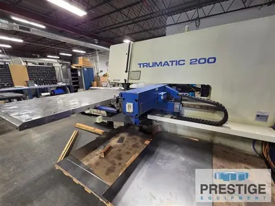 Used 1998 TRUMPF TC200 Turret Punches New York US | Prestige Equipment #1360737
