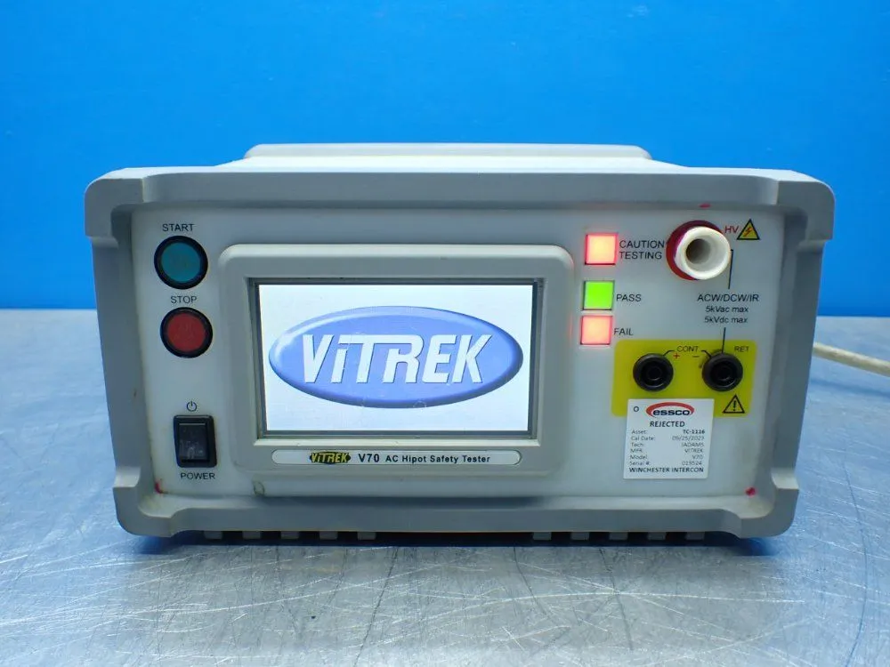 Used VITREK V70 High Voltage Testers Ohio US | HGR 24 #754636