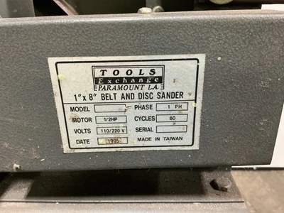 Used TOOLS ECHANGE _UNKNOWN_ Disc Belt Sanders (woodworking) Ohio US | Equipment Recovery Corp. #1331507