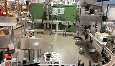 USED JDA 400 AUTOMATIC POWDER FILLER, JDA FBLA-2