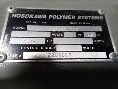 Used HOSOKAWA DGP560700 Misc Plastics Equipment Ohio US | HGR 24 #1329545