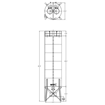 Belgrade 1000 BARREL Silos, Split | Iron Listing (1)