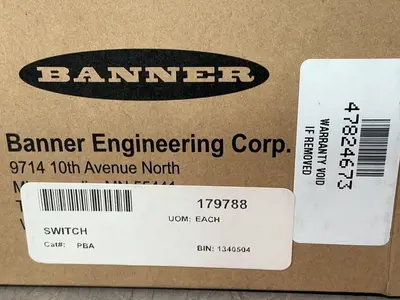 Used BANNER ENGINEERING PBA Relays & Switches Ohio US | HGR 24 #1507805