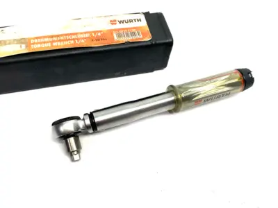 USED WÜRTH TORQUE WRENCH 1/4" 4-20NM, REVERSIBLE RATCHET, 0714720020