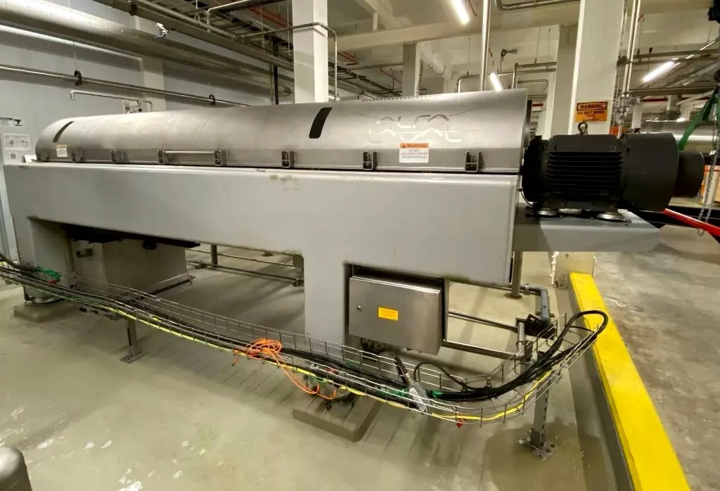 (3) Alfa-Laval FOODEC 610 sanitary decanter centrifuges, 316SS.