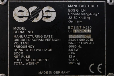 2012 EOS M280 3D Printers | Elevation Machine (5)