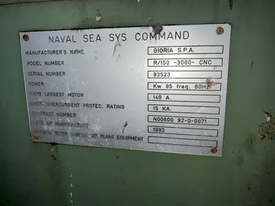 USED GIORIA R/150-3000-CNC