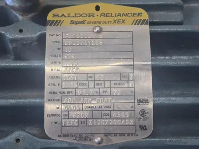 Used BALDOR-RELIANCE ECP2332T-5 Motors (misc) British Columbia CA | Steep Hill Equipment Solutions #1171651