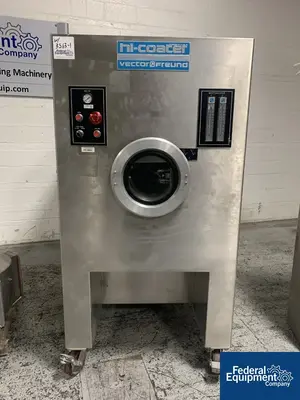 USED Vector 48/60 Vector Hi-Coater Coating Pan, Model HCT-48/60, S/S