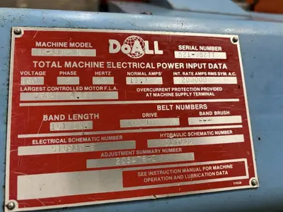 Used 1998 DOALL C-3300NC Horizontal Band Saws Ohio US | G-2000, Inc. #1063270