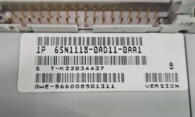 Siemens 6SN1123-1AA00-0AA0 / 6SN1118-0AD11-0AA1 Simodrive Loc1D9