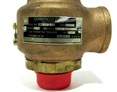 NEW CONBRACO 19-502-21 RELIEF VALVE 1-1/4" 1950221