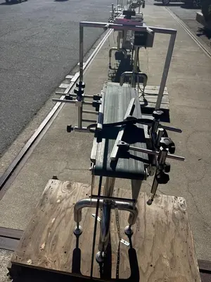 Conveyor, Belt, 5-3/4” X 21” & 25”,  (2) Belt Conveyors, Stainless Steel, #5991591