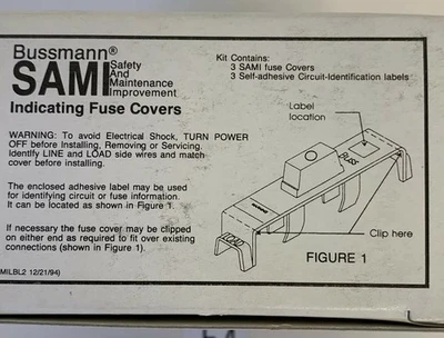 New | in-Stock Bussmann SAMI-71 Fuse Accessories Indiana US | J&J Industrial Supply #519459