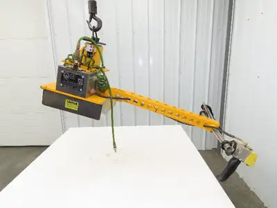 IMI Industrial Magnetics LA63975 Pneumatic Magnet Sheet Metal Lift 4x4' 204Lbs