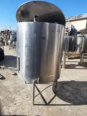 Tank, 330 Gallon, S/st, FT/DB, 45" x 48" #C744433