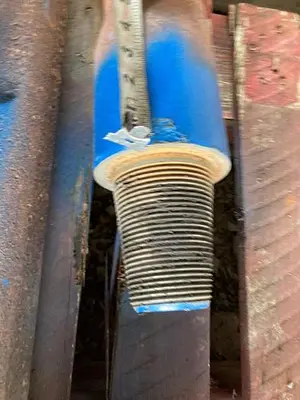 Used AFTERMARKET 5” DIAMETER X 21” LENGTH CABLE TOOL DRILLING CHISEL BIT Tool Bits Pennsylvania US | East West Machinery & Drilling #1417192