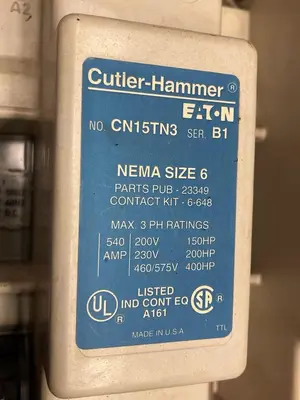 New | in-Stock CUTLER-HAMMER CN15TN3 Miscellaneous Equipment (Electrical & Power) Ohio US | Surplus Asset Holdings #1289405