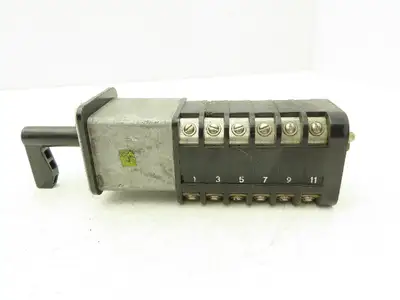 Type SBM 12 Contact Rotary Cam Control Switch Panel Mount