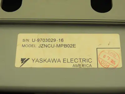 Yaskawa JZNCU-MPB02E YASNAC MRC Robot Pushbutton Control Panel